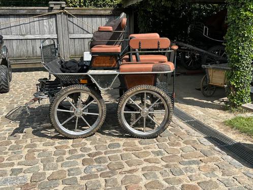 Pony koets, Dieren en Toebehoren, Paarden en Pony's | Hoofdstellen en Tuigage, Gebruikt, Recreatie, Ophalen