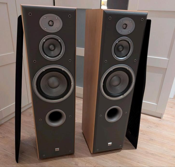 JBL E60, 175 watts, 8 ohms, 3 voies, comme neufs !, TV, Hi-fi & Vidéo, Enceintes, Comme neuf, Haut-parleurs Frontaux, Arrière ou Stéréo