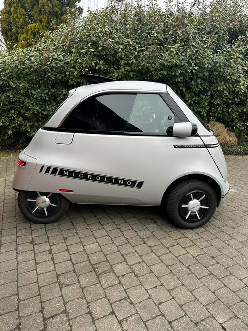 Micro Microlino Pioneer Series 10.5kwh, Auto's, Overige Auto's, Particulier, Bluetooth, Elektrisch, 2 deurs, Automaat, Zilver of Grijs