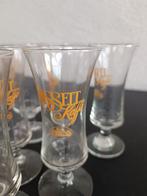 Glazen Hasselt Kaffe FRYNS, Bols, Whiskey, Verzamelen, Glas en Drinkglazen, Ophalen of Verzenden