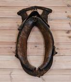 Ancien collier de cheval en cuir – objet de décoration, Enlèvement