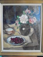 Anne Pierre de Kat  1881 - 1968 Stilleven met rozen + kersen, Verzenden