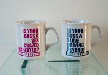 2 tasses à café Horrible Boss