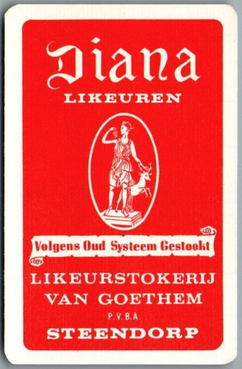 speelkaart - LK12922 - Diana, Verzamelen, Speelkaarten, Jokers en Kwartetten, Zo goed als nieuw, Speelkaart(en), Verzenden