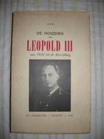 De houding van Leopold III van 1936 tot de Bevrijding, Magazine ou livre, Enlèvement ou Envoi, Neuf