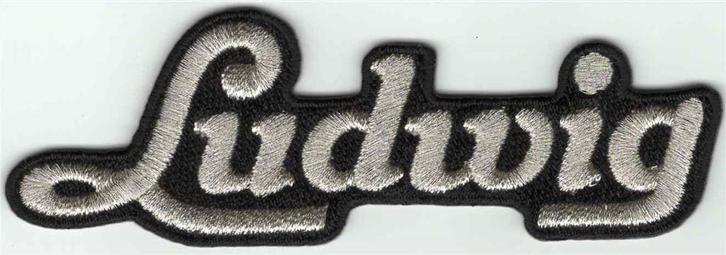 Ludwig Drums stoffen opstrijk patch embleem, Verzamelen, Muziek, Artiesten en Beroemdheden, Nieuw, Kleding, Verzenden