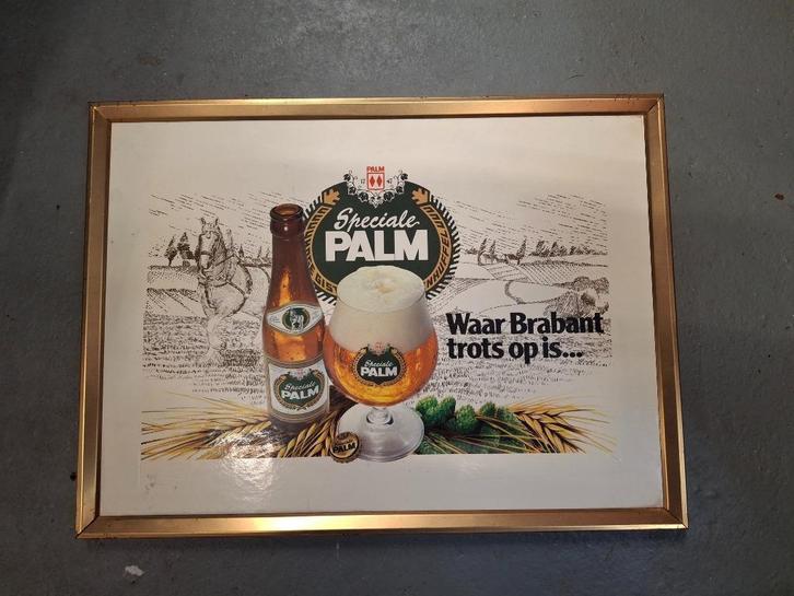 Palm reclamebord, Verzamelen, Biermerken, Zo goed als nieuw, Reclamebord, Plaat of Schild, Palm, Ophalen of Verzenden