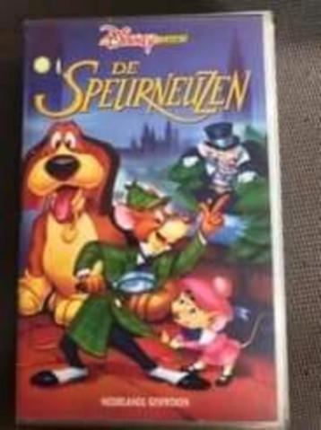 VHS Disney, De Speurneuzen, Nederlands gesproken, Verzamelen, Disney, Ophalen of Verzenden, Overige figuren, Nieuw, Overige typen
