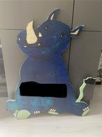 Geboortebord neushoorn, Kinderen en Baby's, Kraamcadeaus en Geboorteborden, Ophalen, Gebruikt, Geboortebord