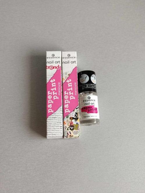 Nagellak - Essence - Nail Art - Paper Print Manicure - €2,25, Handtassen en Accessoires, Uiterlijk | Cosmetica en Make-up, Nieuw
