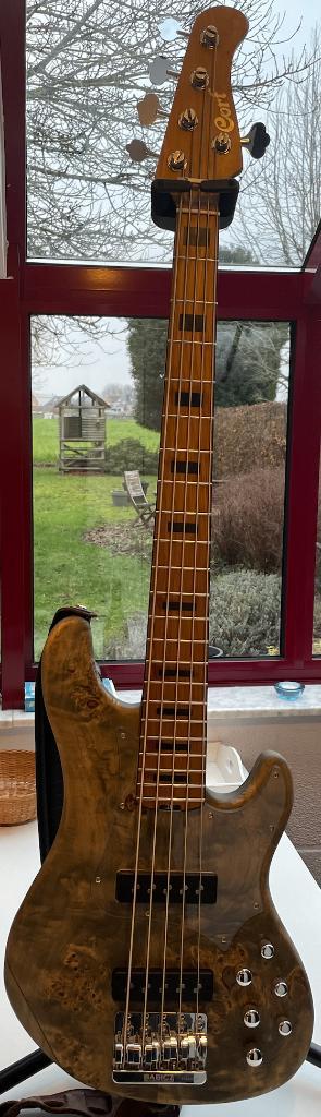 Cort GB Modern 5 Charcoal Grey, Muziek en Instrumenten, Snaarinstrumenten | Gitaren | Bas, Zo goed als nieuw, Elektrisch, 5-snarig