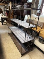 Plank van smeedijzer en hout, Ophalen, Zo goed als nieuw