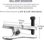 CCLIFE Universele trekker voor kogelgewricht GRATIS LEVERING, Auto diversen, Autogereedschap, Verzenden, Nieuw