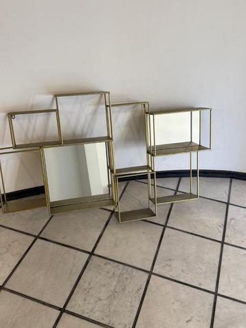 Maison du Monde Gouden wandrek met spiegels beschikbaar voor biedingen