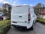 Ford Transit Custom Multi Use / 320 Lente 2  / 130 PK / 6-Z, Auto's, Monovolume, Zwart, Parkeersensor, Wit