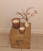 houten bijzettafel / salontafel / nachttafel, Huis en Inrichting, Ophalen, Minder dan 45 cm, Minder dan 55 cm, Gebruikt