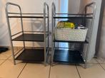 2 x rekjes / nachttafel/bijzettafel, Huis en Inrichting, Kasten | Stellingkasten, Ophalen, Gebruikt