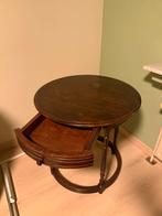 Bijzettafel hout, 55 à 75 cm, Rond, Comme neuf, Enlèvement