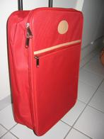 Set de petites valises de cabine, de couleur rouge. Dimensio, Bijoux, Sacs & Beauté, Moins de 20 cm, 35 à 55 cm, Rouge, Enlèvement ou Envoi