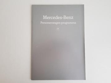 Mercedes-Benz personenwagen brochure - 12/1983 - NL