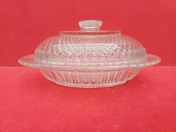 Glazen boterpot datering jaren 1960-1970 beschikbaar voor biedingen