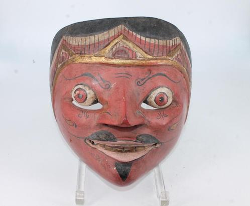 Bali : Masque de théâtre ancien en bois, Antiquités & Art, Art | Art non-occidental, Enlèvement ou Envoi