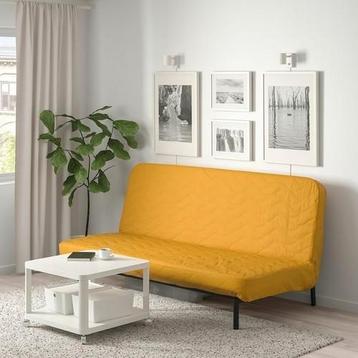 Nyhamn slaapbank Ikea geel springmatras beschikbaar voor biedingen