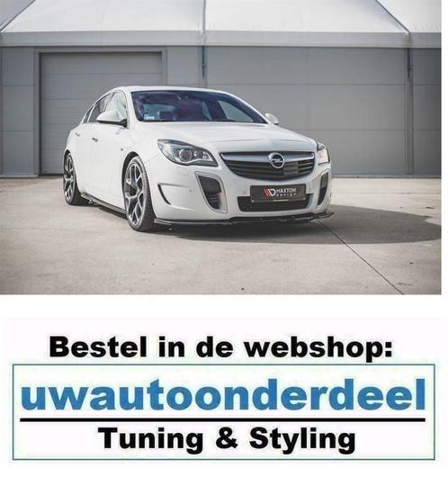 Maxton Spoiler Lip Splitter Voor Opel Insignia OPC Facelift, Auto diversen, Tuning en Styling, Verzenden