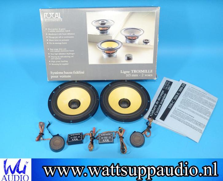 Focal AudioMobile 3006-ES speakers 6.5'' / 165mm ( 6K218 ), Auto diversen, Autospeakers, Gebruikt, Ophalen of Verzenden