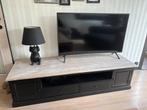 Tv meubel zwart met witte eik. 180x45x50, Huis en Inrichting, Ophalen