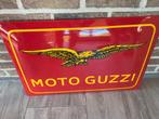 emaille reclamebord motoguzzi, Enlèvement ou Envoi, Neuf, Panneau publicitaire