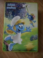BLIKKEN DOOS MET DE SMURFIN OP, Verzamelen, Smurfen, Ophalen of Verzenden, Zo goed als nieuw, Smurfin, Gebruiksvoorwerp