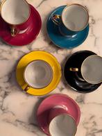 5 vintage espresso kopjes Bavaria, Verzamelen, Ophalen, Gebruikt, Porselein, Kop en/of schotel