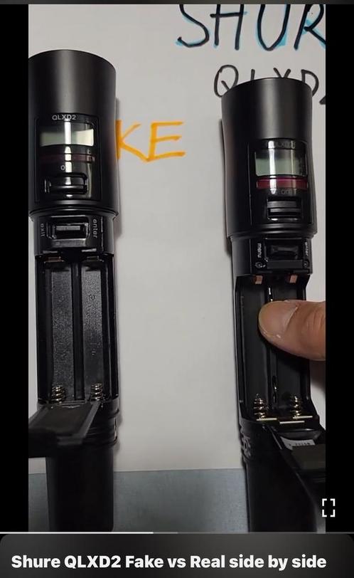 Opgelet voor fake, imitatie, counterfeit Shure SLXD2/4, Muziek en Instrumenten, Microfoons, Zo goed als nieuw, Zangmicrofoon, Draadloos