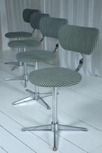 Chrome Eetkamerstoelen, Ophalen, Nieuw, Stof, Vier