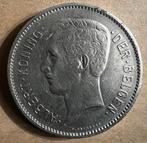 Koning Albert 1 een belga 5 frank uit 1933 VL positie A, Postzegels en Munten, Ophalen of Verzenden
