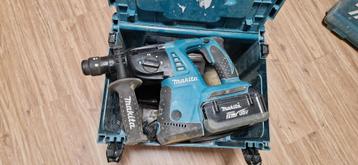 Makita 36 volt met koffer, Doe-het-zelf en Bouw, Ophalen of Verzenden, Gebruikt, Boor- en/of Breekhamer, Klopboormechanisme