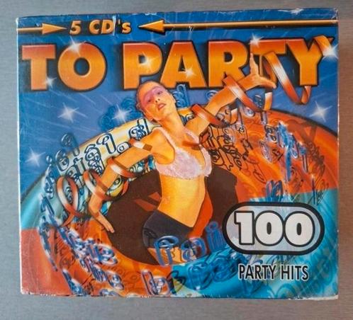 5cd box. To Party. 100 party hits. Ars Nieuw in verpakking., Cd's en Dvd's, Cd's | Verzamelalbums, Zo goed als nieuw, Ophalen of Verzenden