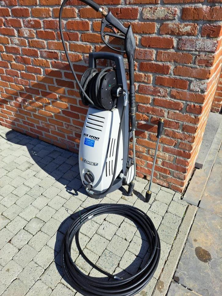 Comet KS1700 extra hogedruk met extra vuilfrees en rioolrat, Tuin en Terras, Hogedrukreinigers, Gebruikt, Elektrisch, Met regelbare waterdruk