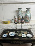 Groot lot chinees porselein en tafel, Ophalen of Verzenden