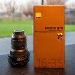Nikon AF-S 16-35mm F/4.G ED VR - fullframe breedhoek, Ophalen of Verzenden, Gebruikt, Groothoeklens