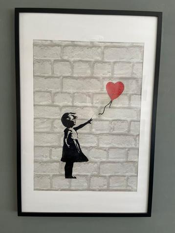 Banksy girl with balloon - litho, Enlèvement
