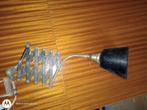 Lampe Vintage Harmonica Houten Industriel, Ophalen of Verzenden