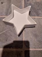 Witte schaal, kom in de vorm van een ster, Ophalen of Verzenden