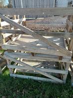 Houten kratten, bakken, Tuin en Terras, Ophalen, Zo goed als nieuw, Hardhout