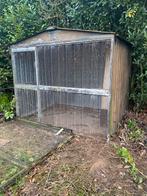 Aluminium hok, volière 3x2m met deur, Dieren en Toebehoren, Ophalen, Gebruikt, Aluminium, Volière