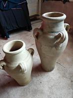 Buiten vazen 2 stuks 43 & 53 Hoog, Moins de 50 cm, Autres couleurs, Pierre, Enlèvement
