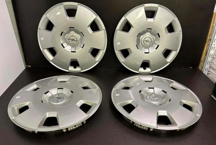 4 wieldoppen Opel Astra Combo Zafira Meriva en andere 16", Auto diversen, Wieldoppen, Gebruikt, Ophalen of Verzenden