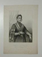 JEANNE D'AUTRICHE Lithographie XIXème Portugal Saint-Empire, Antiquités & Art, Art | Lithographies & Sérigraphies, Enlèvement ou Envoi