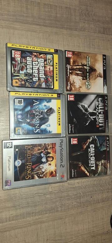 Playstation games pakket  beschikbaar voor biedingen